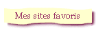 Mes sites favoris
