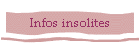 Infos insolites
